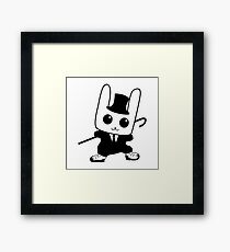 rabbit step dancer Framed Print