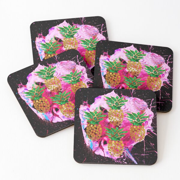 Item preview, AbstractPaintedPineapplePattern designed and sold by Hell-Prints.