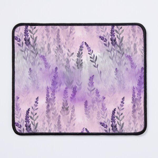 Item preview, Watercolor Purple Floral Pattern designed and sold by DigitalArtMary.