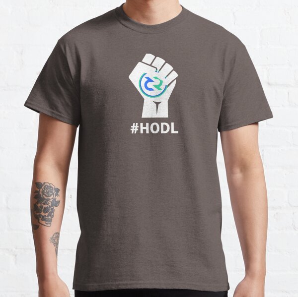 HODL Decred-Fist HODLing DCR Logo-white Classic T-Shirt