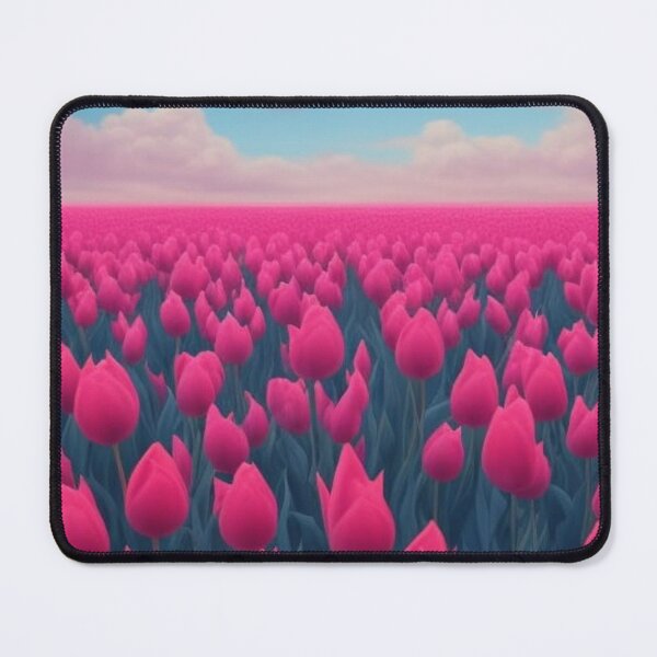 Item preview, Field of Pink Tulips designed and sold by lspanos.