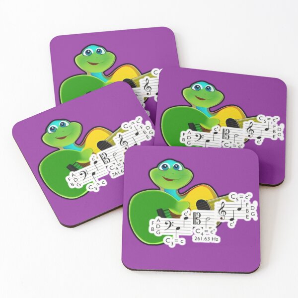 Item preview, Turtle cute guitar musician  designed and sold by Ibrahimhema5.