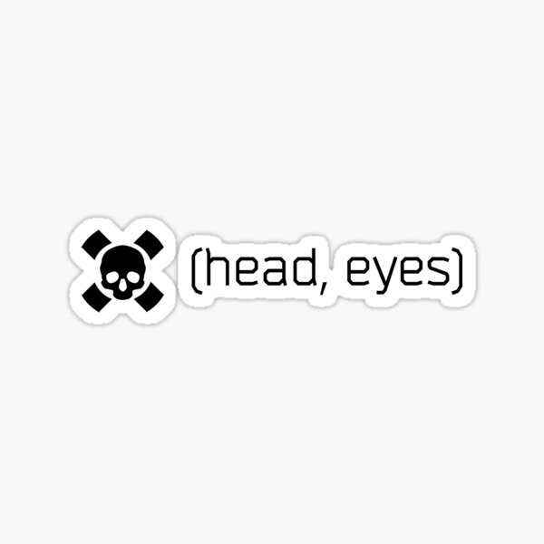 Skull head, eyes | Tarkov inspired design Sticker