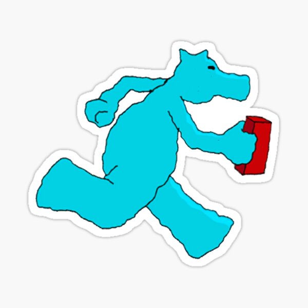 Item preview, Blue Quasimoto  designed and sold by Stickertopics.