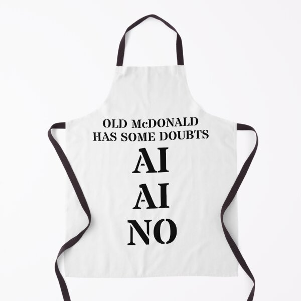 Item preview, AI Warning (Black) designed and sold by SifRants.