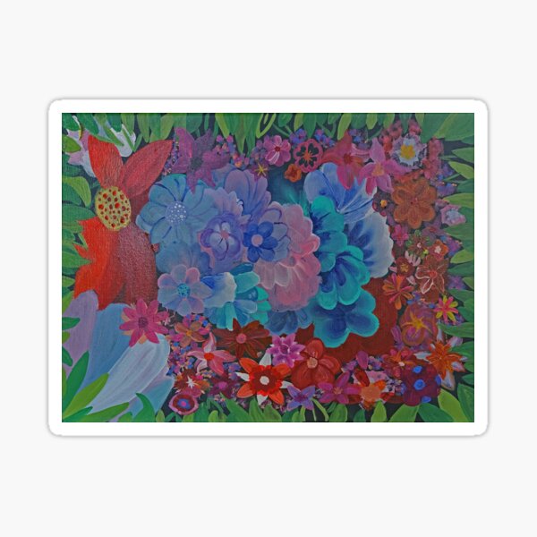 Floral Divergence Sticker