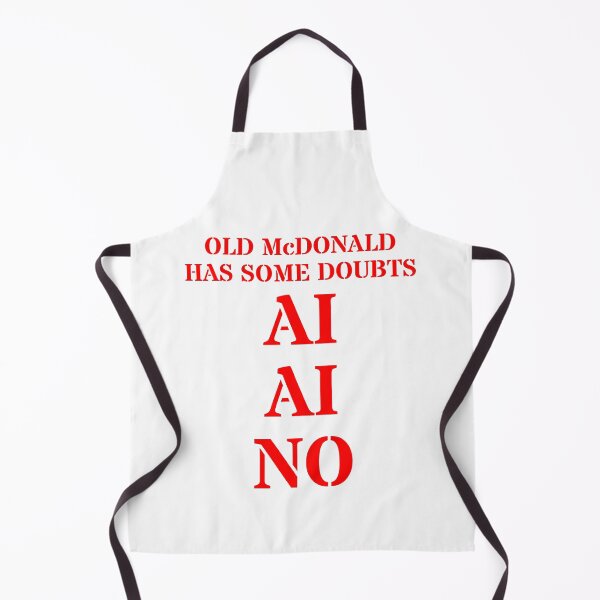 Item preview, AI Warning (Red) designed and sold by SifRants.