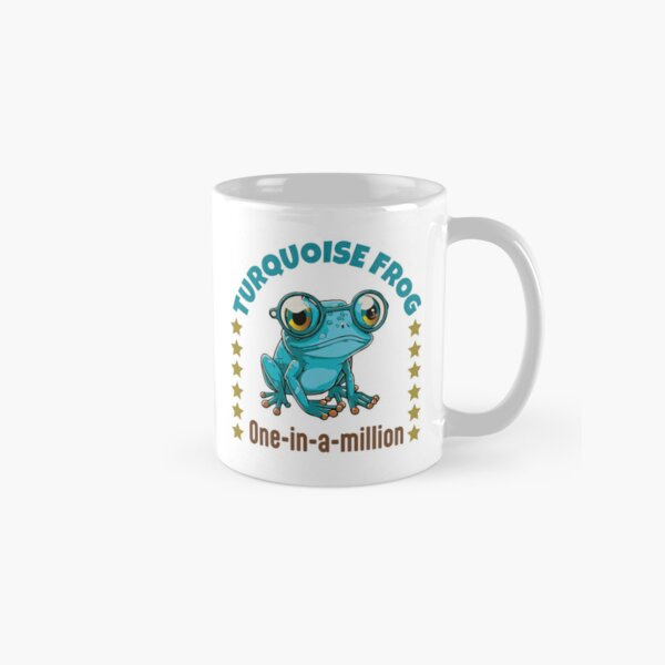 Adorable Turquoise Frog Mug