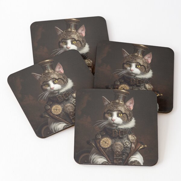 Item preview, Clockwork Whiskers: A Victorian Steampunk Cat Tale | AI Generated Artwork designed and sold by john00ivy.
