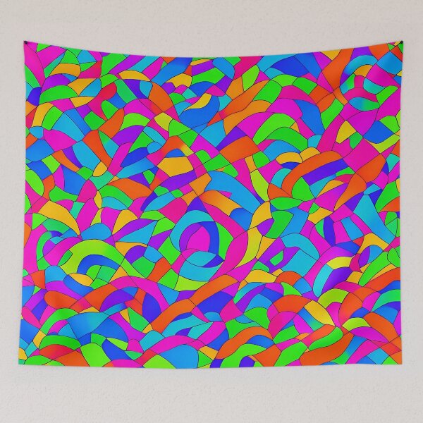 Item preview, Vibrant abstract pattern designed and sold by Oleksandr Ivanochko.