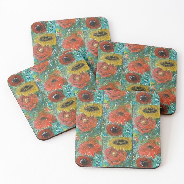Item preview, Painted Semi Abstract Blooming Wildflowers designed and sold by Ediebxgood.