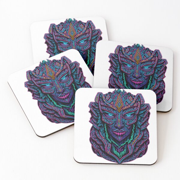 Item preview, Mystical Human Face in Psychedelic Colours| Abstract Human Face with Intricate Details designed and sold by RedArtG09.