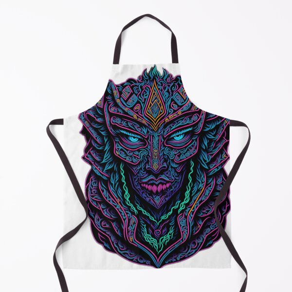Item preview, Mystical Human Face in Psychedelic Colours| Abstract Human Face with Intricate Details designed and sold by RedArtG09.