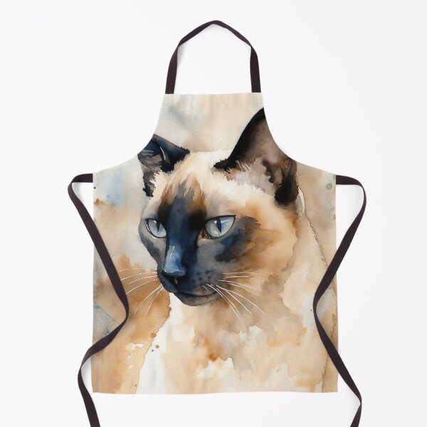 Item preview, Watercolor Wash Siamese Cat designed and sold by Matt's Artificial Nature.