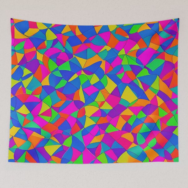 Item preview, Brightly coloured abstract pattern designed and sold by Oleksandr Ivanochko.