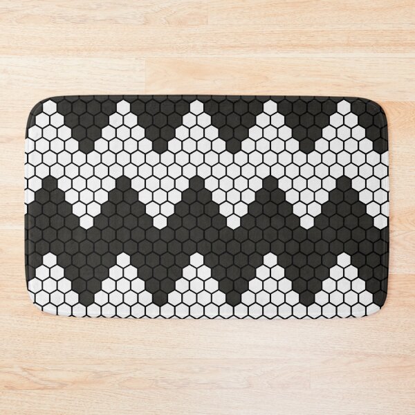 Item preview, Black and white Hexagon  designed and sold by The Lines.