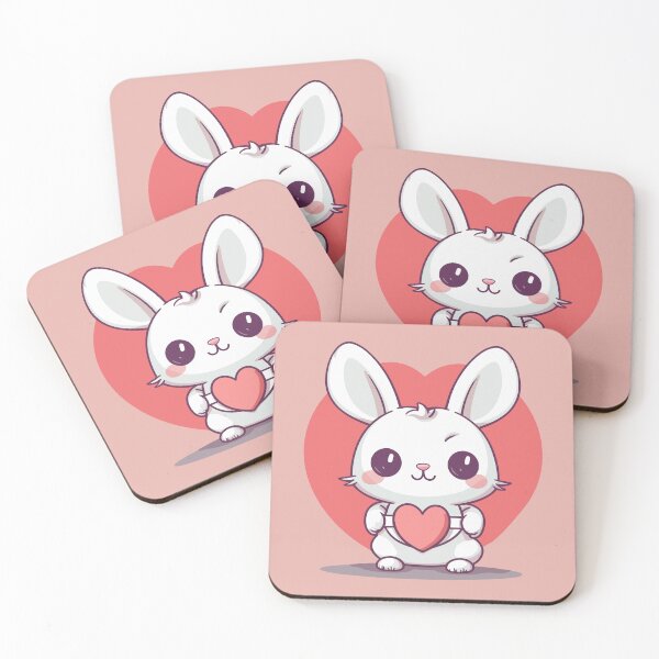 Item preview, Cute Heart Bunny designed and sold by viCdesign.