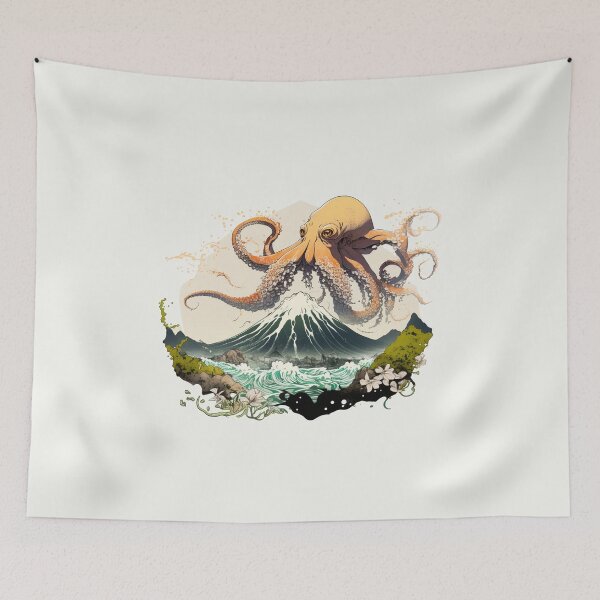 Item preview, Orange Octapus of Kyoto designed and sold by AtelierNethys.