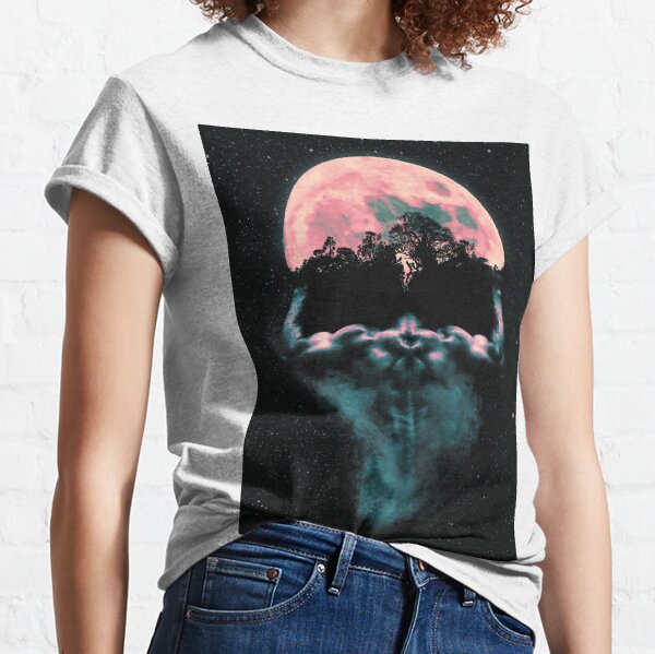 Crâne de lune T-shirt classique
