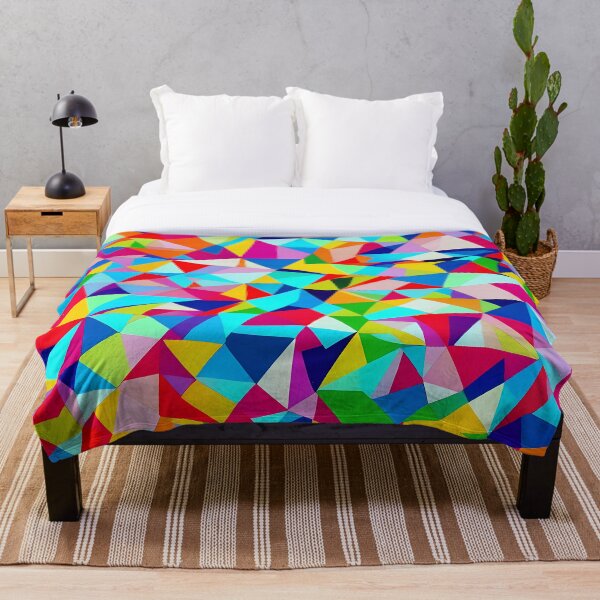 Item preview, Multicoloured triangles abstraction designed and sold by Oleksandr Ivanochko.