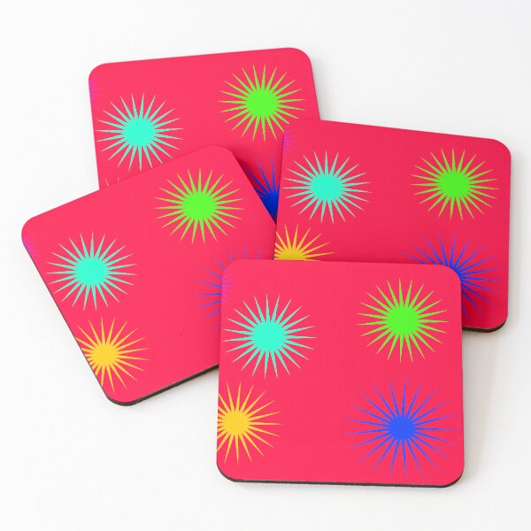 Item preview, Fireworks on Red designed and sold by GEOMETRIC ART .