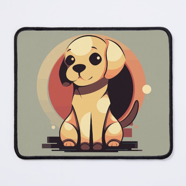 Artikelvorschau, Netter goldener Labrador-Retriever-Cartoon entworfen und verkauft von EktorStudios.