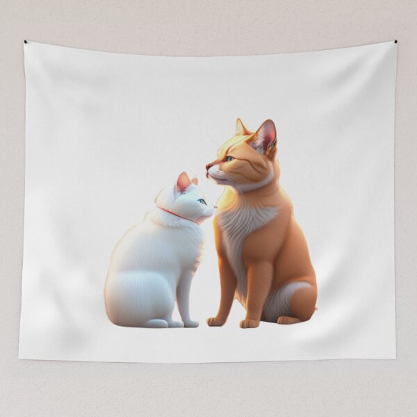 Item preview, Un perro sentado con un gato. designed and sold by Vasant Ravte.