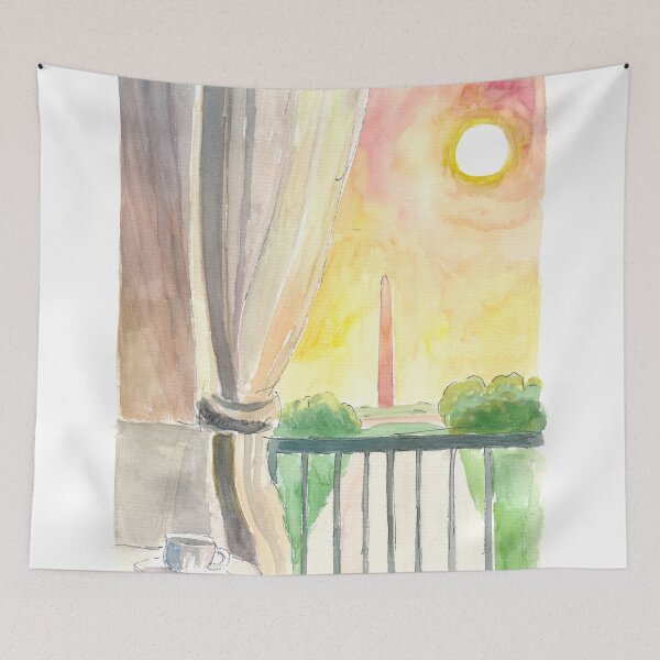 Item preview, Astonishing Washington Monument View from Balcony designed and sold by artshop77.
