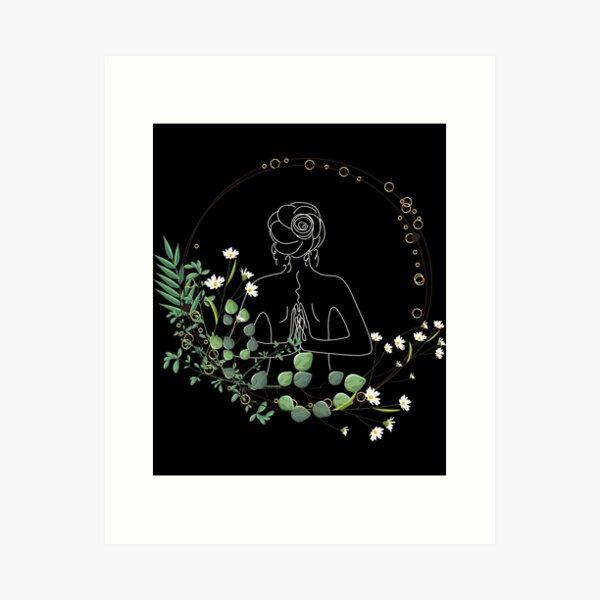Anjali mudra - Namaste Art Print