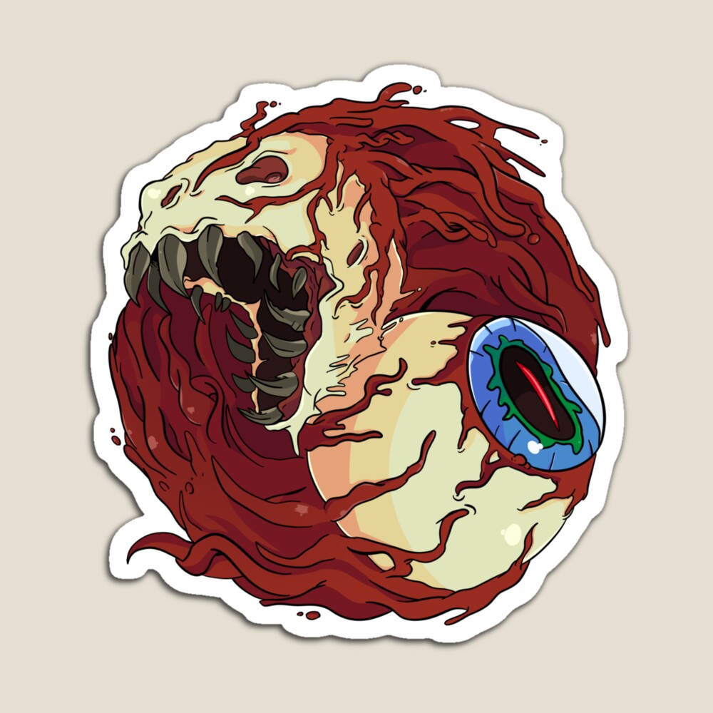 Terraria - Eye of Cthulhu Glow-in-the-Dark Sticker