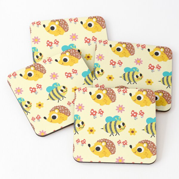 Item preview, Bumblebee repeat pattern design  designed and sold by Millie Oldham.