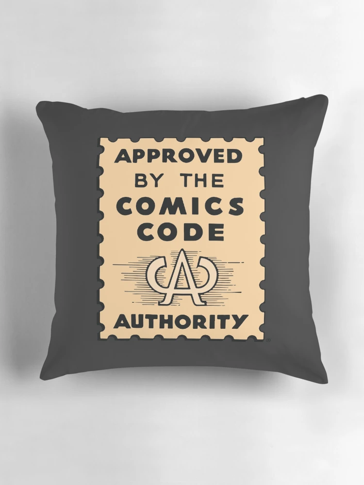 Thumbnail 3 of 4, Pillow, Comics Code designed and sold by Last Minute Ideas.