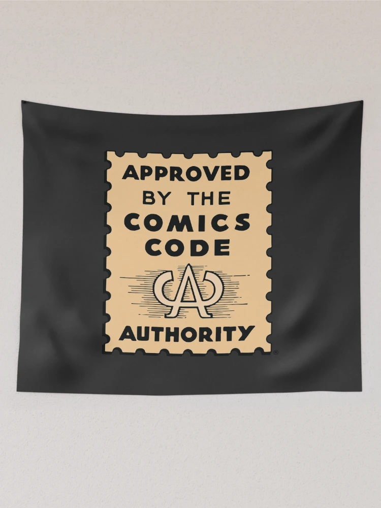 Thumbnail 2 of 3, Tapestry, Comics Code designed and sold by Last Minute Ideas.