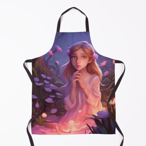 Item preview, A cute girl in an enchanted forest designed and sold by Julianadieyi.
