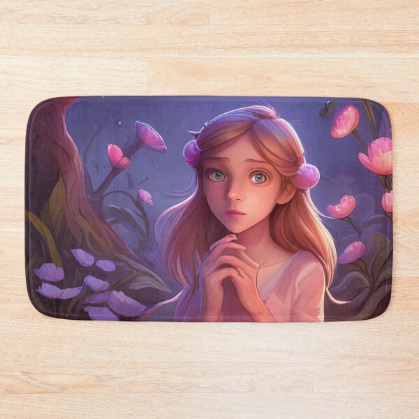 Item preview, A cute girl in an enchanted forest designed and sold by Julianadieyi.