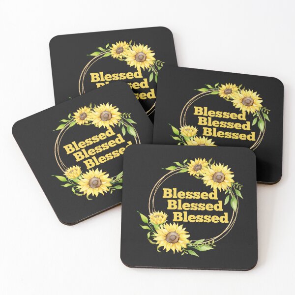 Item preview, Sunflowers Blessed, blessed, gift for sunflower lovers,  sunflowers, - sunflowers  designed and sold by K.M. Creations.