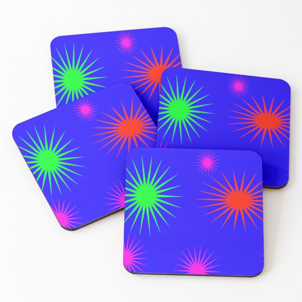 Item preview, Fireworks on Royal Blue designed and sold by GEOMETRIC ART .