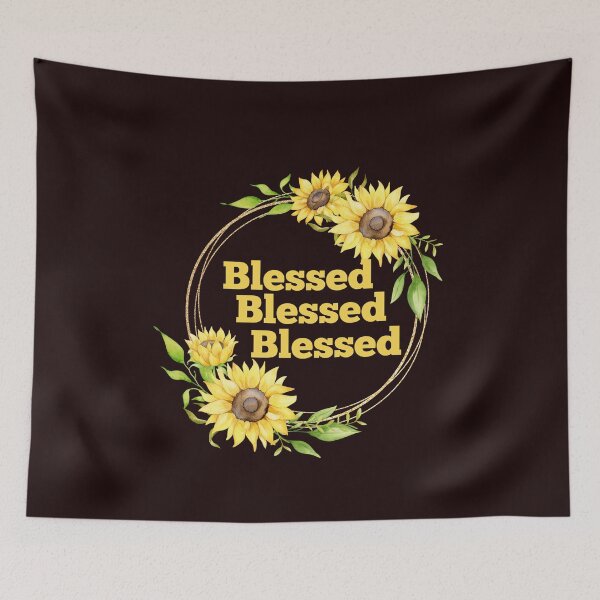 Item preview, Sunflowers Blessed, blessed, gift for sunflower lovers,  sunflowers, - sunflowers  designed and sold by K.M. Creations.