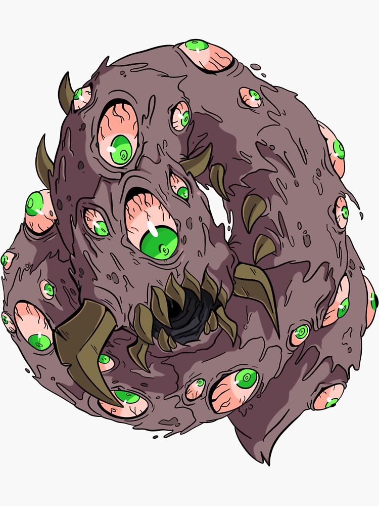 Image of eater of worlds boss from terraria