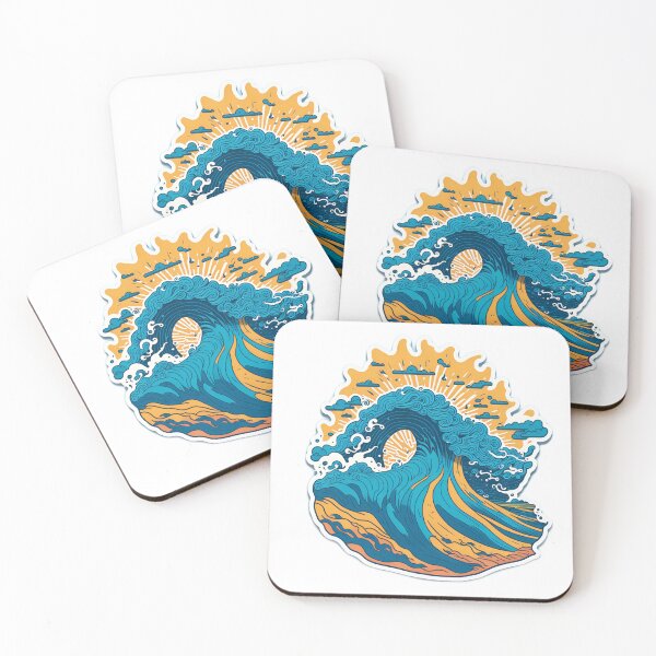 Item preview, Fun in the Sun Ocean Sticker Seaside Splash Cartoon Sticker designed and sold by RedArtG09.