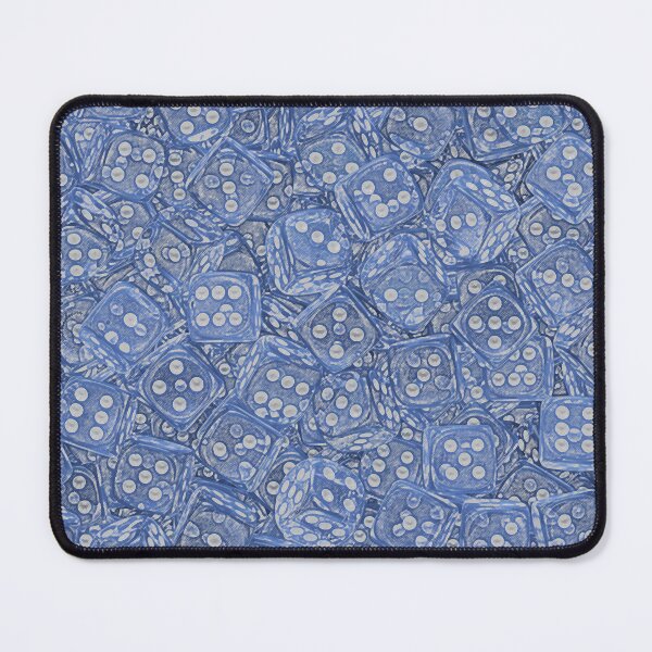 Item preview, Lots of Dice - Drawn Blue Board Game Dice ( tabletop / boardgame / rpg D6 ) designed and sold by Soludum Dice & Meeple Merch.