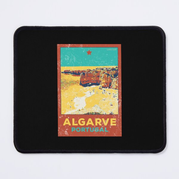 Item preview, Algarve Coast Beaches & Cliffs | Scenic poster type Portugal designed and sold by Lemomo-artworks.