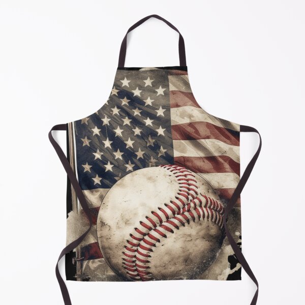 Artikelvorschau, Vintage American Flag Baseball, feiern Sie den 4. Juli mit einem Retro-Look entworfen und verkauft von CRAZY&ART.