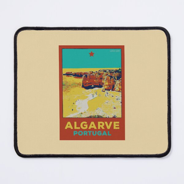 Item preview, Algarve Coast Beaches & Cliffs | Scenic postcard type Portugal designed and sold by Lemomo-artworks.