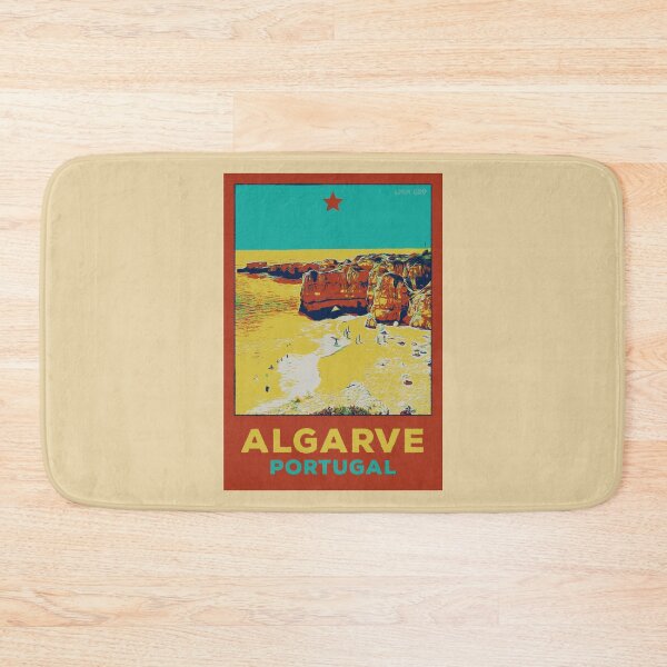 Item preview, Algarve Coast Beaches & Cliffs | Scenic postcard type Portugal designed and sold by Lemomo-artworks.