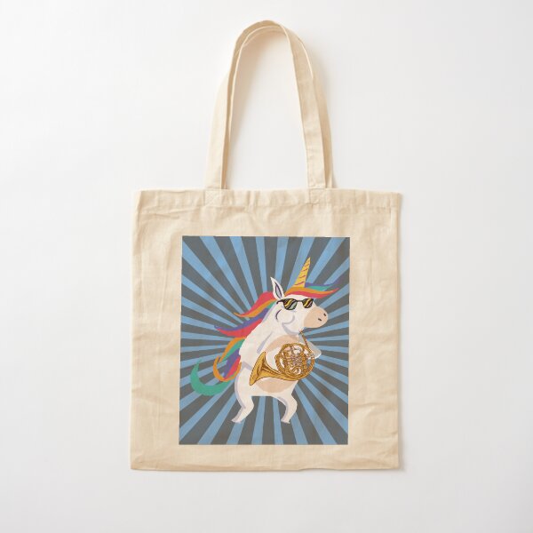 Item preview, Ein Einhorn spielt Waldhorn designed and sold by Artofminds.