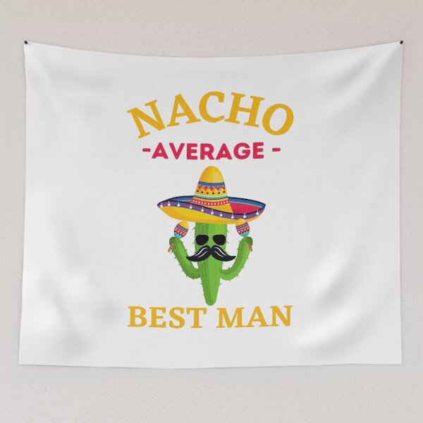 Item preview, Nacho Average Groomsman Best Man - Chnco de mayo cactus designed and sold by Kentala.