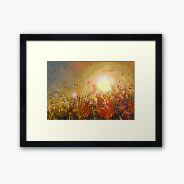Autumn Sun Framed Art Print