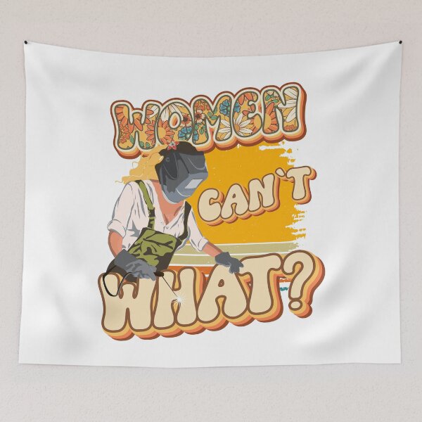 Item preview, Funny quote welder woman gift Women can t what? designed and sold by HomeCoquette.