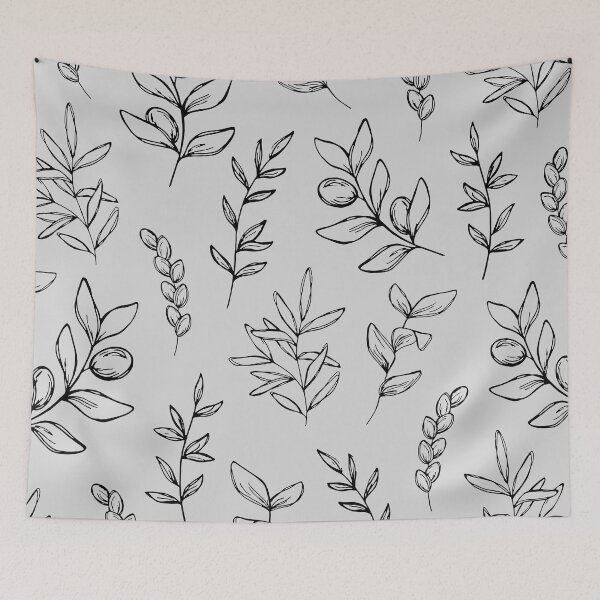 Artikelvorschau, Grey Floral entworfen und verkauft von pickledpears.